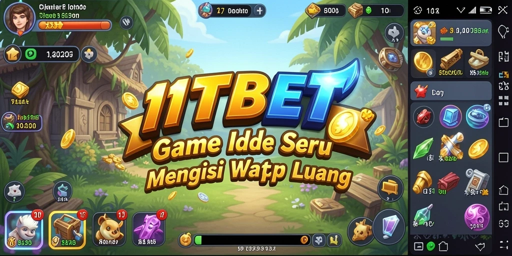 Tangkapan layar utama 11TBET menampilkan gameplay Idle yang menarik.