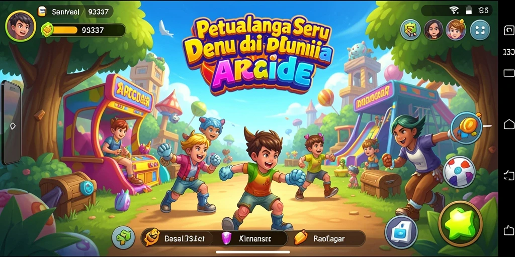 Tampilan menarik dari gameplay seru 93337 di dunia Arcade.