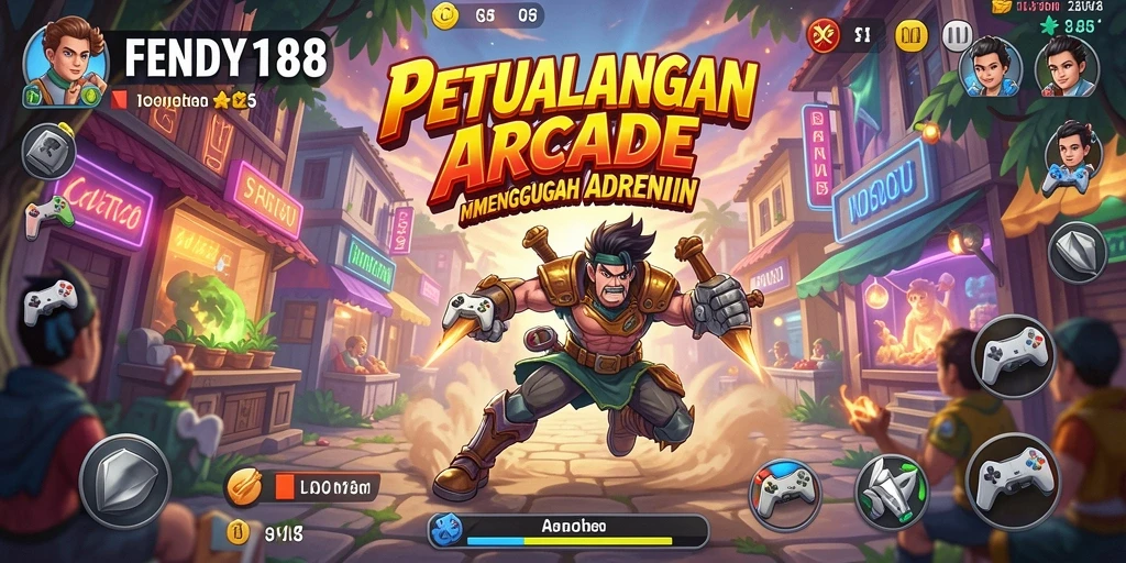 Tampilan utama gameplay FENDY188 yang penuh aksi.