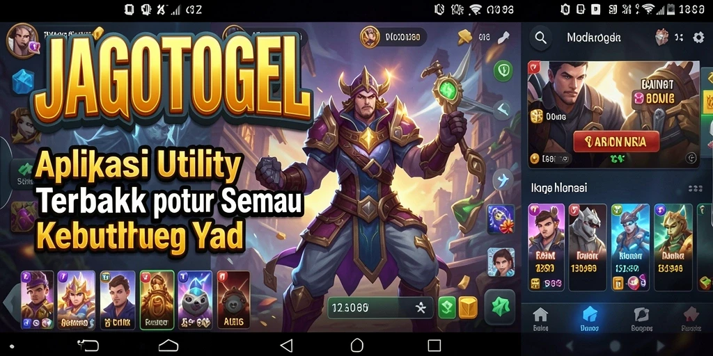 Tampilan utama JAGOTOGEL dengan fitur alat bantu sehari-hari.