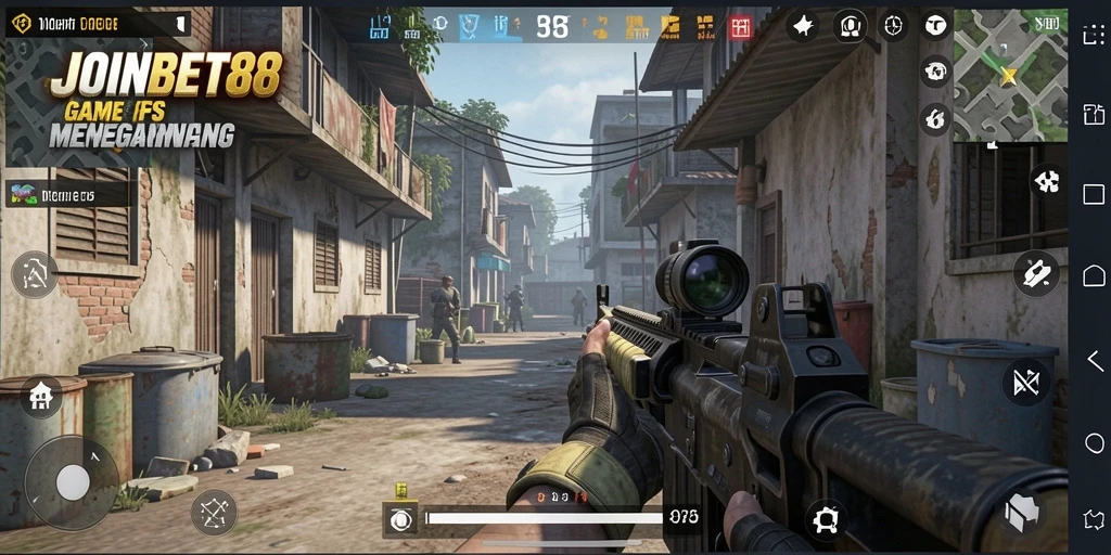 Tangkapan layar dari gameplay seru JOINBET88 dengan aksi FPS yang mendebarkan.