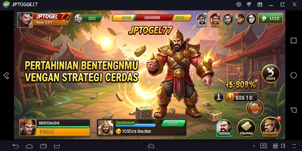 Tampilan gameplay <strong>JPTOGEL77</strong> yang menarik dengan strategi Tower Defense.