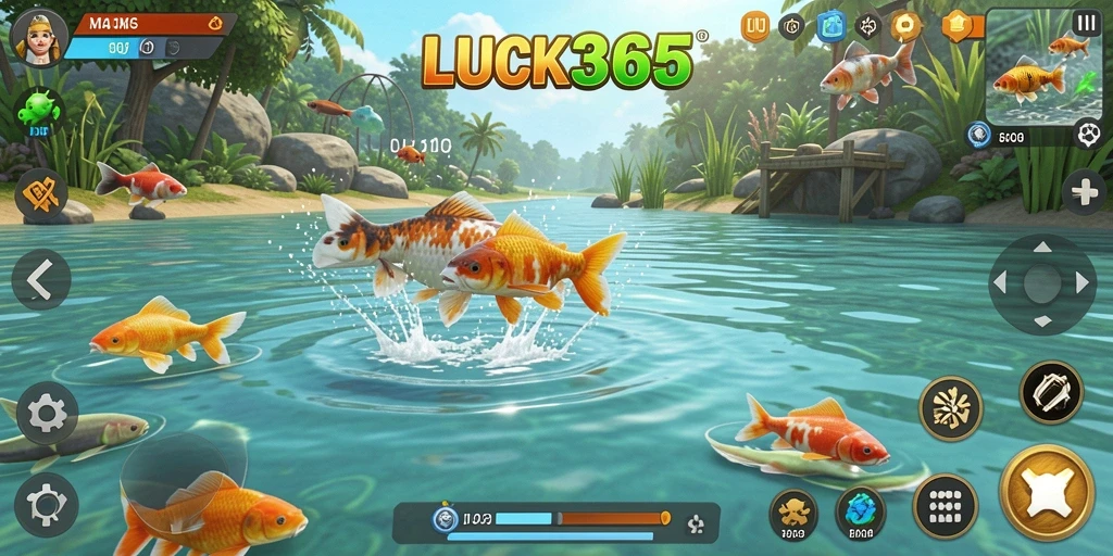Tangkapan ikan hebat dalam permainan LUCK365 dengan grafis yang menakjubkan.