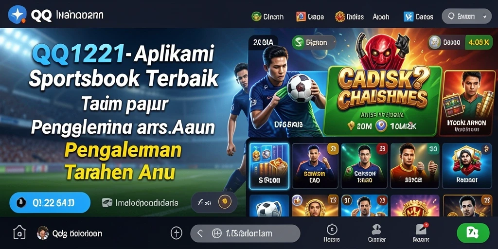 Tampilan gameplay Sportsbook yang mendebarkan di QQ1221.