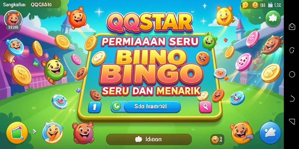 Tampilan gameplay Bingo yang seru di QQSTAR.