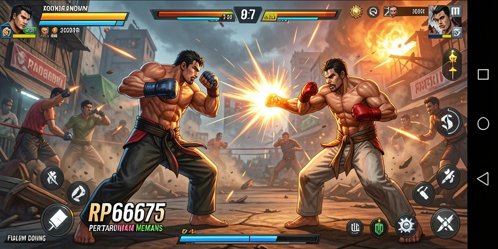 Gameplay menarik dari RP6677 dalam pertarungan Fighting.