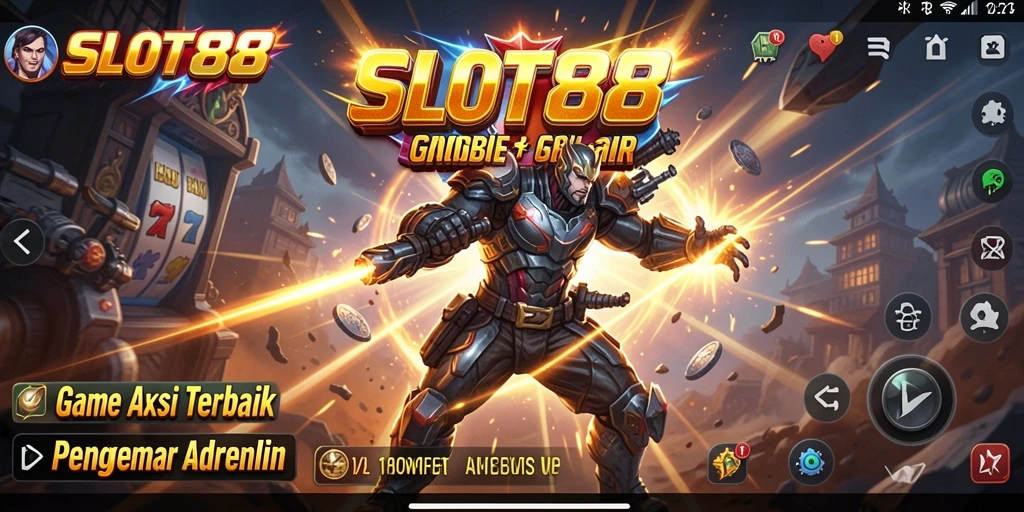 Tangkapan layar dari gameplay SLOT88 yang penuh aksi dan tantangan menarik.