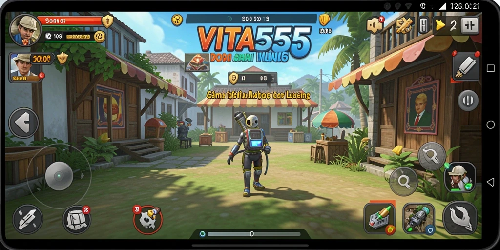 Tangkapan layar VITA555 menampilkan gameplay Idle yang seru dan menarik.