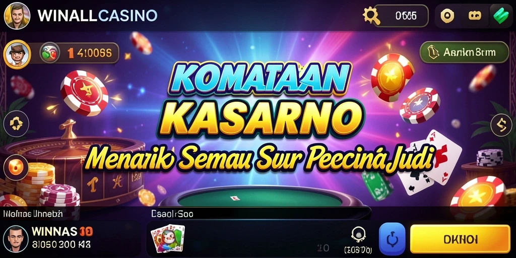 Tangkapan layar permainan <strong>WINALLCASINO</strong> menampilkan grafis slot yang menawan dan antusiasme pemain.